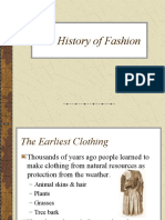 The History of Fashion