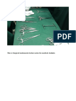 This Is Surgical Instruments Lecture Notes For Medical Students