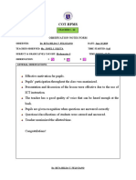 Cot Notes 1-4 - Sir Jonel