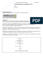 LAB-7: Interfacing Liquid Crystal Display (LCD) : Objectives