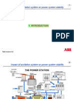 Impact of Excitation System On Power System Stability