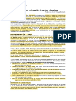 RESUMEN Tendencias en La Gestio N de Centros Educativos PDF