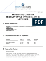 TBC 85 in Meoh MSDS 031606