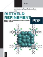 Rietveld Refinement Practical Powder Diffracti