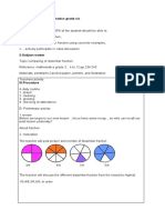 Lesson Plan For Mathematics Grade 6 New