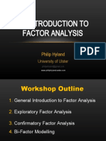 An Introduction To Factor Analysis: Philip Hyland