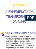 6 - A Experiência Da Transformação Da Alma