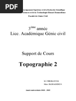 TOPOGRAPHIE 2 Chap 0