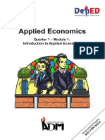 Applied Economics Module 1