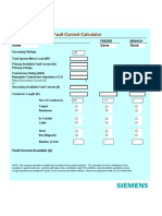 Estimated Available Fault Current Calculator: Project Name