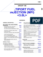 Multiport Fuel Injection (Mfi) : Group 13B