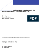 Modifications Made To Modelmuse To Add Support For The Saturated-Unsaturated Transport Model (Sutra)