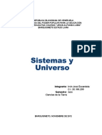 Sistemas y Universo