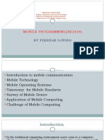 Mpbile Programing Chapter 01