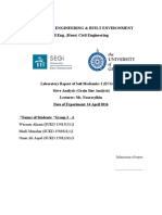 Report of Sieve Analysis