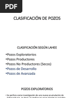 Clasificación de Pozos