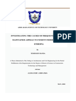 Investigating The Causes of Frequent Failures On Maintained Asphalt Pavement Federal Roads in Ethiopia