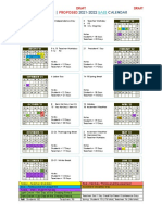 Dallas ISD Proposed Base Calendars - 2021-22 and 2022-23 PDF