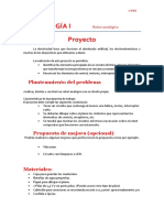 Proyecto Circuito de Robot Analógico