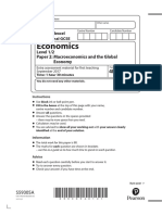 Economics: Level 1/2 Paper 2: Macroeconomics and The Global Economy