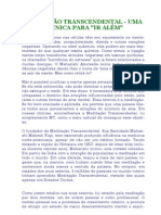 Saúde Perfeita - Deepak Chopra - MEDITAÇÃO TRANSCENDENTAL