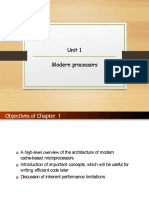 Unit 1 Modern Processors