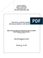 Training & Development Program Design and Proposal