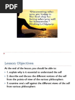 Chapter 1 PHILOSOPHICAL PERSPECTIVES OF THE SELF