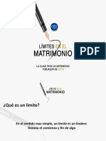 Limites en El Matrimonio