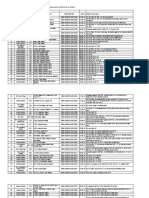 U-C Booking W.E.F. August 2012 To October 2013