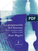 (Artes Escénicas) Anne Bogart - La Preparación Del Director - Siete Ensayos Sobre Teatro y Arte-Alba (2013)