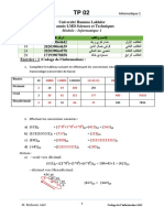 TP 02 Informatique 1