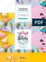 Happy Birthday PPT TEMPLATES