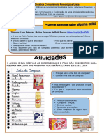 Atividades Consciência Fonologica