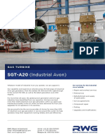 SGT-A20 (Industrial Avon) : Gas Turbine