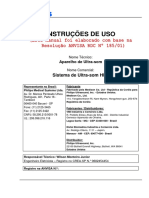 Instruções de Uso: Sistema de Ultra-Som HD3