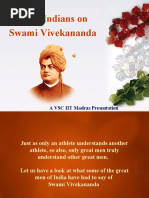 Great Indians On Swami Vivekananda: A VSC IIT Madras Presentation