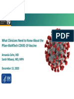 What Clinicians Need To Know About The Pfizer-Biontech Covid-19 Vaccine