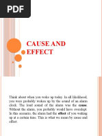 Cause and Effect