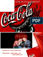 Coca Cola Knowledge Management