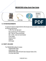 Tms320C5502 Ezdsp Quick Start Guide: 1.0 System Requirements