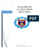 Analisis de La Oclusion