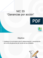 NIC 33 Ganancias Por Accion