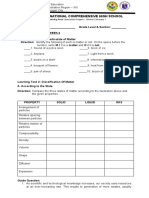 Chemistry Answer Sheet - Week 2