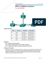 10.1.1.13 Lab Configuring OSPFv2 On A Multiaccess Network