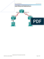 Lab - Configuring Frame Relay and Subinterfaces: Topology