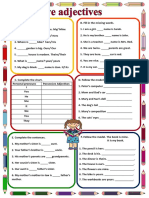 Possessive Adjectives