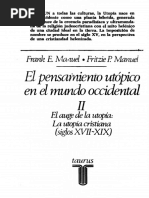 El Pensam Iento Utópico en El M Undo Occidental: Frank E. Manuá Fritzie P Manuel