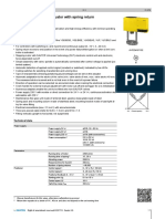 AVF 234S: SUT Valve Actuator With Spring Return: Features