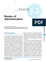 Chapter 5.2 - Routes of Administration